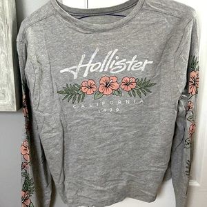 Hollister long sleeve tropical tee